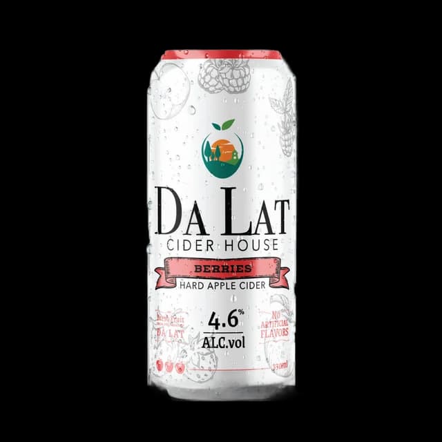 Da Lat Cider House Berries (Nước táo lên men vị hỗn hợp quả dâu mọng)