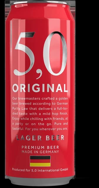 5,0 Original Lager Beer