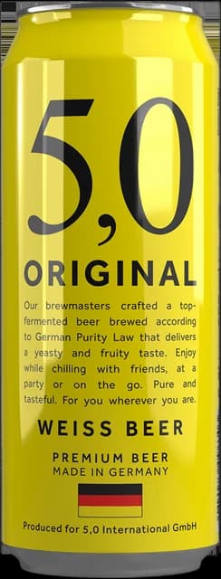 5,0 Original Weiss Beer