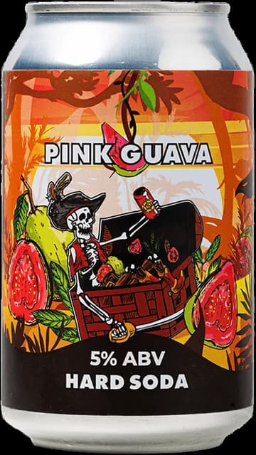 Steersman Pink Guava Hard Soda