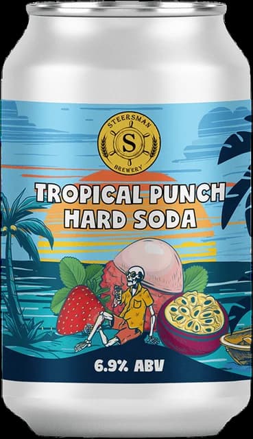 Steersman Tropical Punch Hard Soda